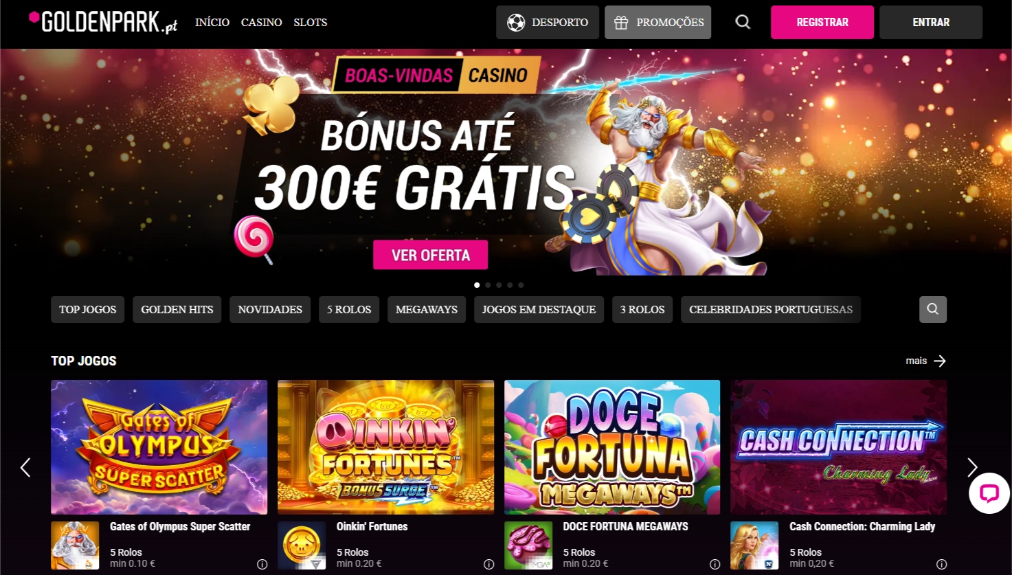 GoldenPark: Um dos Casinos Mais Transparentes em Portugal
