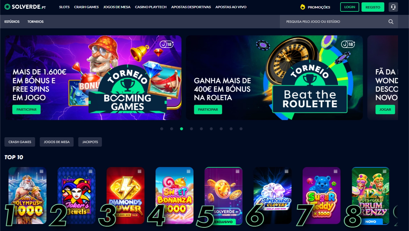 Solverde: Casino Online com Maior Oferta
