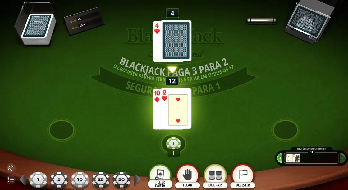 Melhor Casino Online para Jogar Blackjack: Bwin